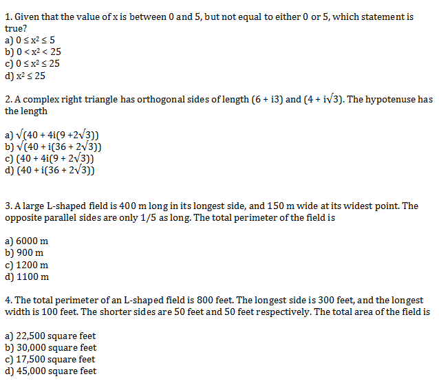 Start a Practice Test - Caribou Contests